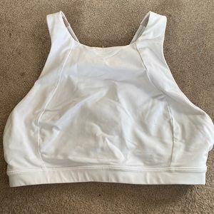 white lululemon sports bra